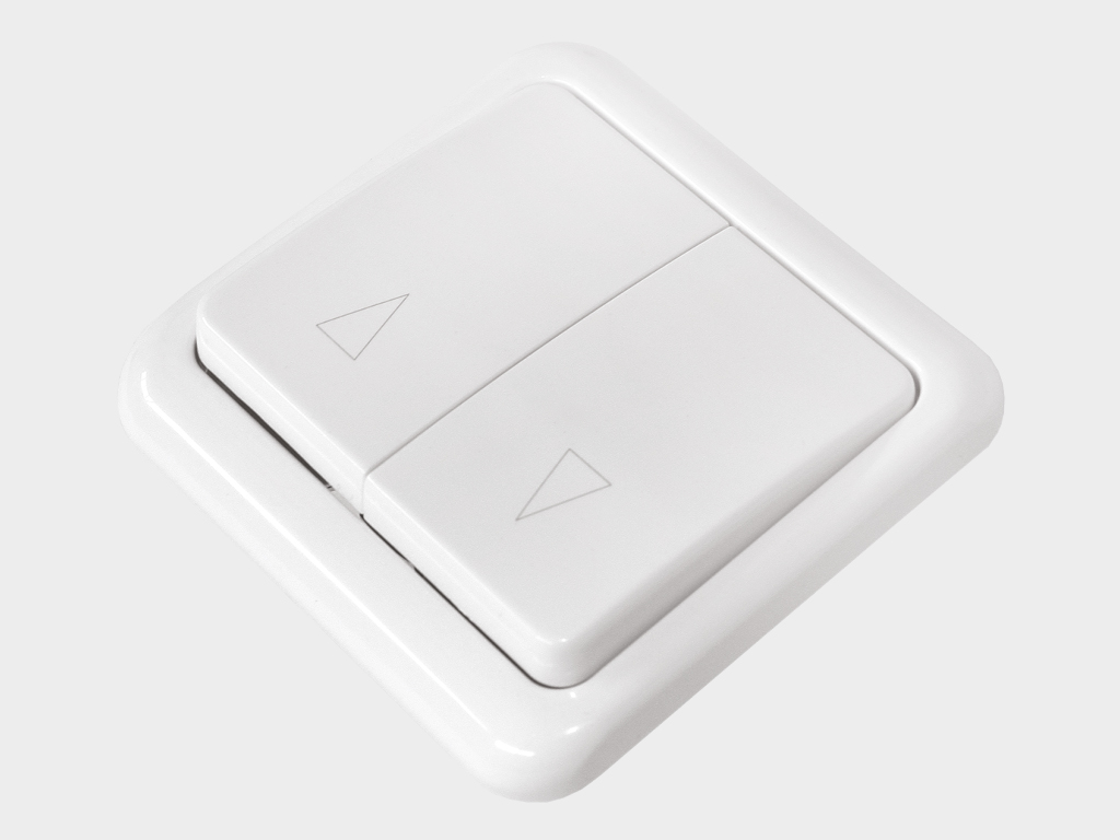 Recessed switch (two-key) to control opener operation